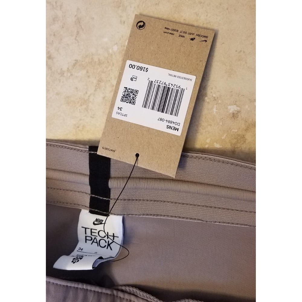 Nike Sportswear Tech Pack Cargo Pants Reflective Beige DO4884-087 Men sz 34 NEW - Picture 5 of 11